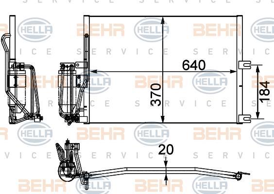 KLİMA%20RADYATÖRÜ%208FC351036031%20VECTRA-B%20(X20XE)%20(1850062)