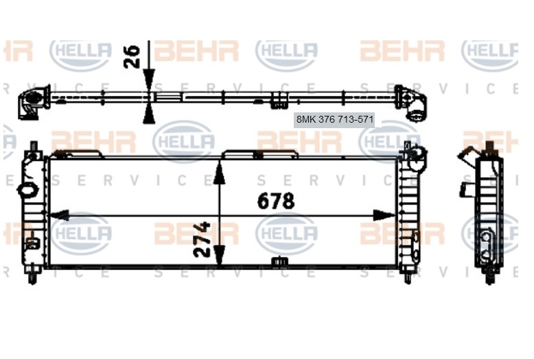 RADYATÖR%208MK376713571%20CORSA-B%201.4-16V%20DÜZ