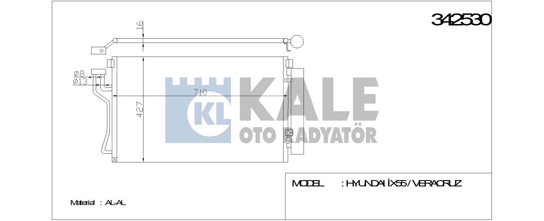 KLİMA%20RADYATÖRÜ%20342530%20İX55%20VERACRUZ%2007-%20(KURUTUCU%20İLE)