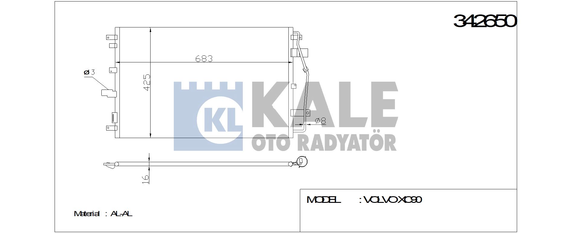 KLİMA%20RADYATÖRÜ%20342650%20XC90 I