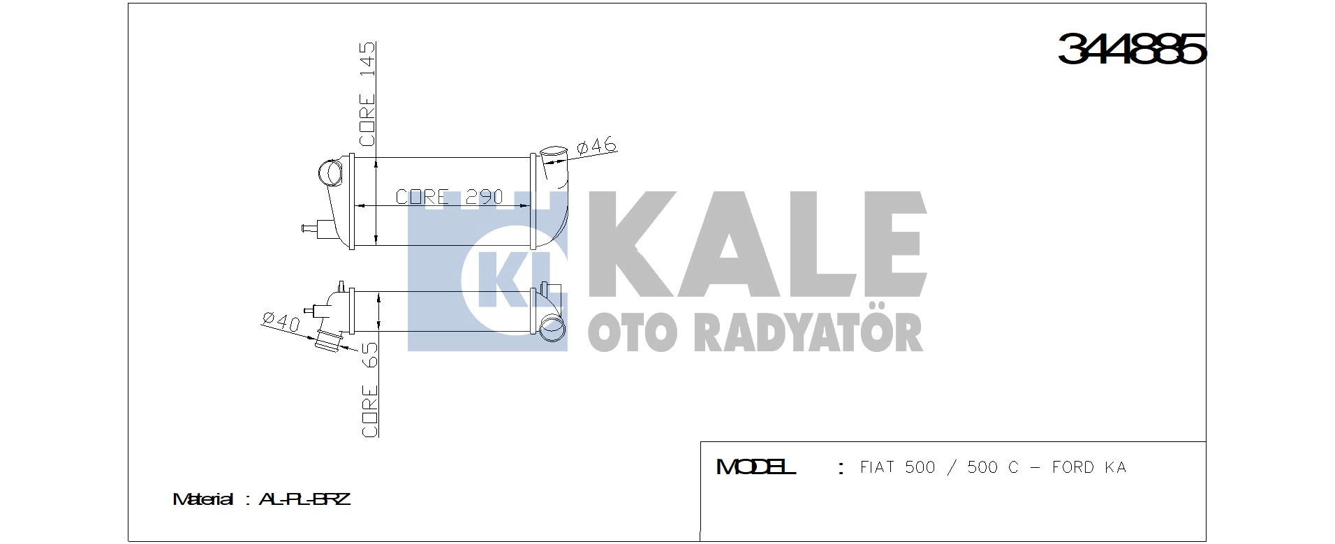 TURBO%20RADYATÖRÜ%20344885%20FIAT%20500%20FORD-KA%201.3%2007%20