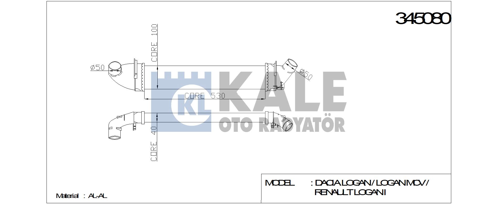 TURBO%20RADYATÖRÜ%20345080%20LOGAN%20MCV%2004-%20SANDERO%2008-%201.5DCI%20K9K