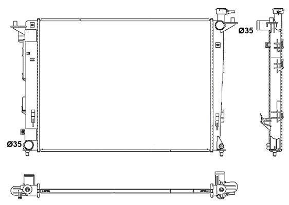 RADYATÖR%20346145%20İX35%20SPORTAGE%201.6I%202.0I%2010-%20BRAZING%20MT