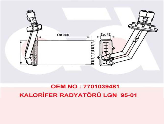 KALORİFER%20RADYATÖRÜ%20346425%20LAGUNA%20I%201.6%201.8%202.0%20(95-01)