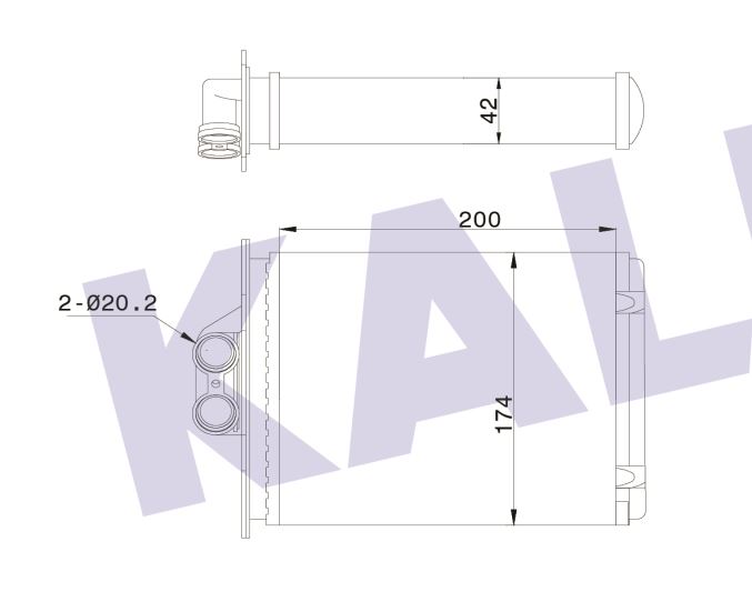 KALORİFER%20RADYATÖRÜ%20346695%20VECTRA-B%2096-02%20KLİMASIZ