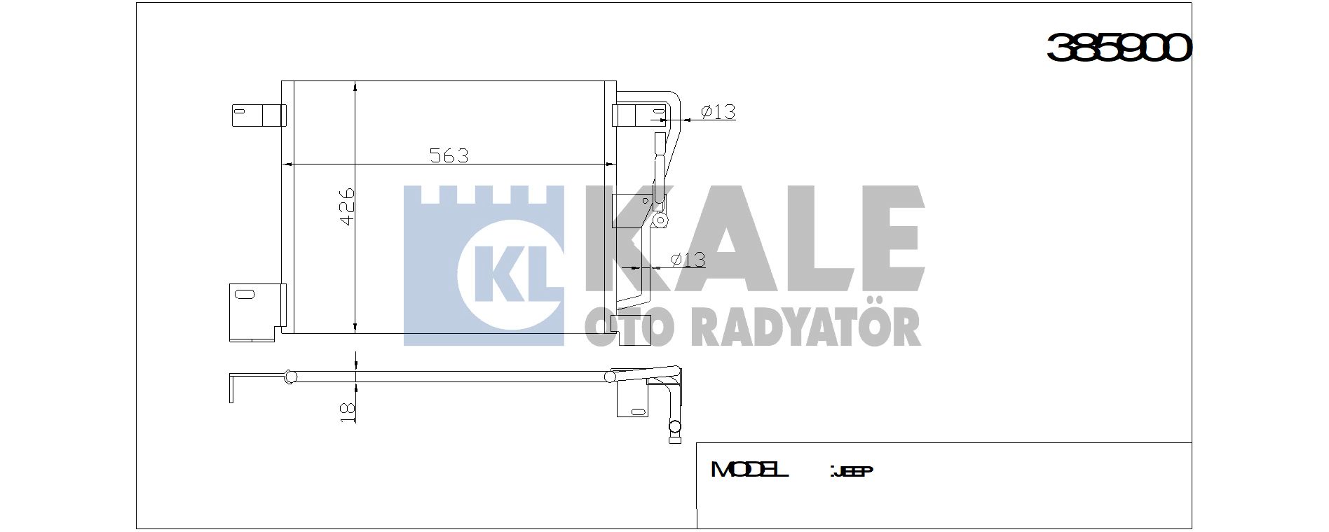 KLİMA%20RADYATÖRÜ%20385900%20JEEP%20(540x428x16)%20(KURUTUCU%20İLE)