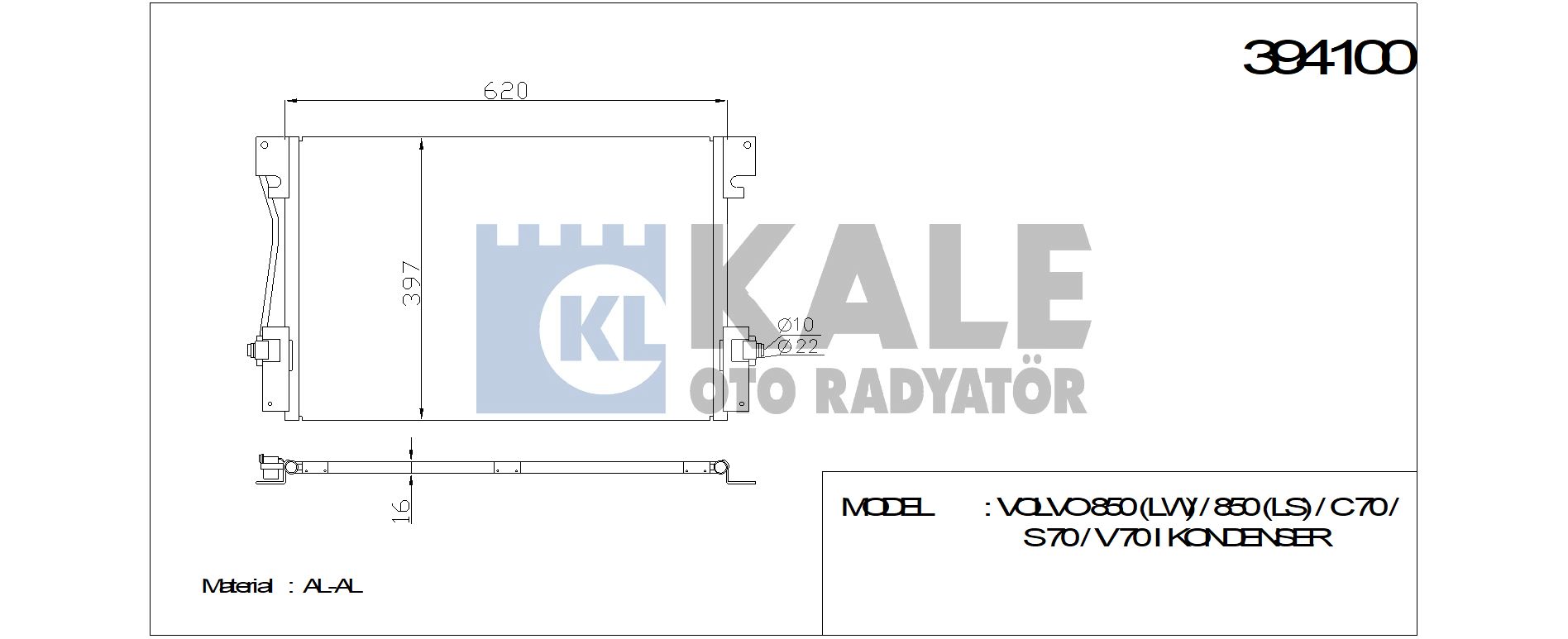 KLİMA%20RADYATÖRÜ%20394100%20VOLVO%20850(LW)%20(LS)%20C70%20S70%20V70%20I%20(620x400x16)%20KURUTUCULU