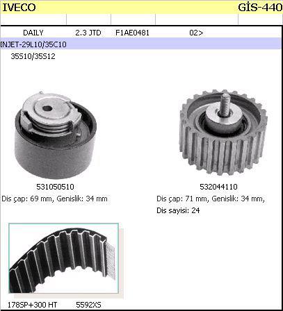 TRİGER SETİ K015592XS DUCATO 2.3 JTD DAILY-III (06-)