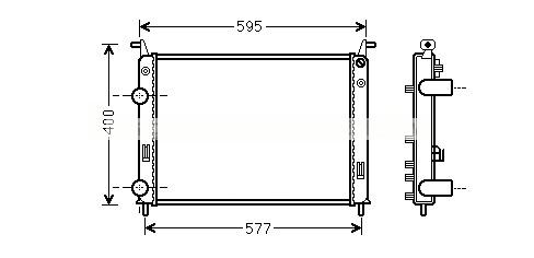 FAN DAVLUMBAZI 013330BFD ALBEA 1.3 JTD + AC