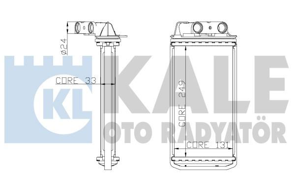 KALORİFER RADYATÖRÜ 0184841AB ALBEA PALIO RESTYLİNG 1.3 1.4 1.6