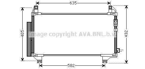 KLİMA RADYATÖRÜ 345825 YARIS 1.8 VVTI 07- (KURUTUCU İLE)