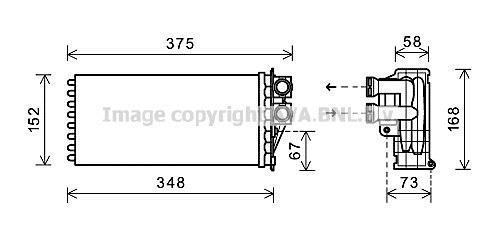 KALORİFER RADYATÖRÜ 346485 DS5 P3008 P5008 (09-)