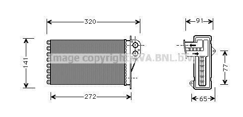 KALORİFER RADYATÖRÜ 346505 P206 + PLUS (T3E) 1.4HDI (EURO5)