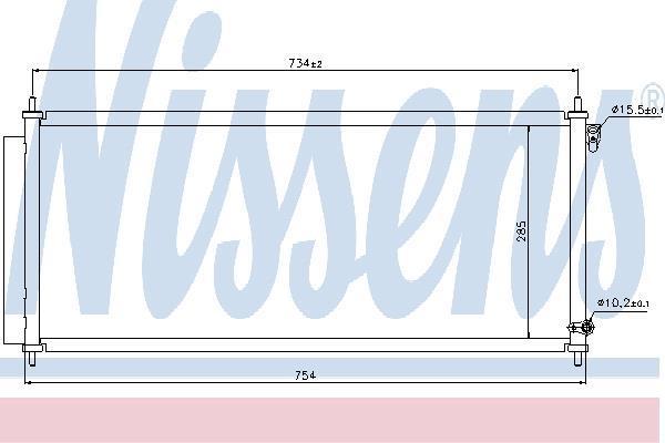 KLİMA RADYATÖRÜ 392000 JAZZ-II (GD) 1.4 03- (BUYUK TIP) (755x330x16) KURUTUCULU