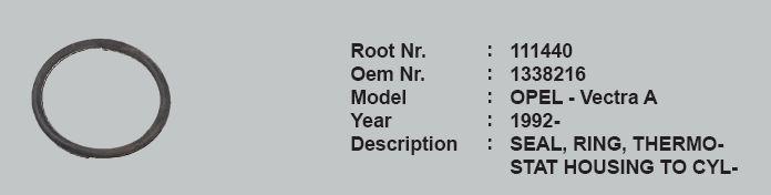 CONTA TERMOSTAT 1338216 111440 VECTRA-A 89 95