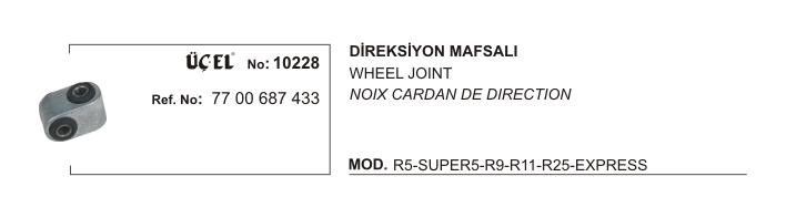 DİREKSİYON MAFSALI 10228 R9 R11 25 EKSPRES 7700687433