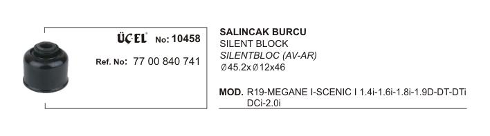 SALINCAK BURCU 10458 R19 MEGANE-I SCENIC-I 7700840741