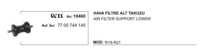 HAVA FİLTRE ALT TAKOZU 10460 R19 R21 7700744145