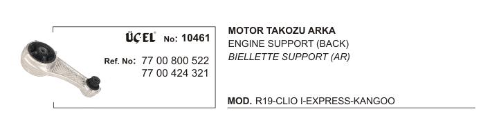 MOTOR TAKOZU ARKA 10461 R19 CLIO-I EKSPRES KANGO