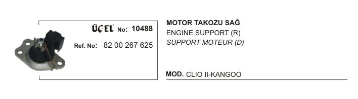 MOTOR TAKOZU SAĞ 10488 CLIO-II KANGO 1.5 DCI İPLİ