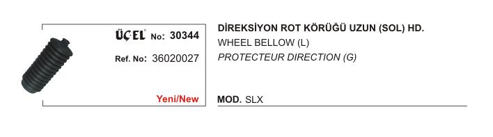 DİREKSİYON KÖRÜĞÜ SOL 30344 SLX HİDROLİK DİREKSİYON