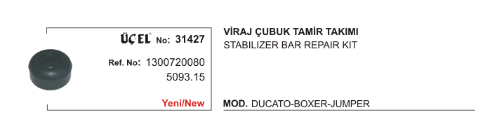 VİRAJ ÇUBUK TAMİR TAKIMI 31427 DUCATO BOXER JUMPER 1300720080 5093.15