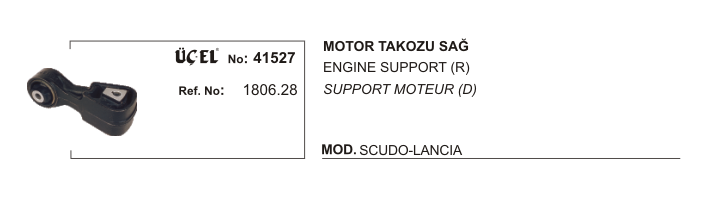 MOTOR TAKOZU 41527 406 C5 JUMPY SCUDO