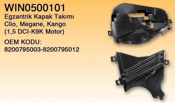 EKSANTRİK KAPAK TAKIMI 0500101 KANGO CLIO MEGANE-III SANDERO (06-) LAGUNA FLUENC