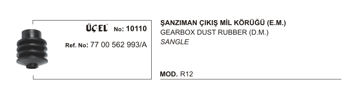 ŞANZUMAN%20ÇIKIŞ%20MİL%20KÖRÜĞÜ%2010110%20R12%20YM%207700562993