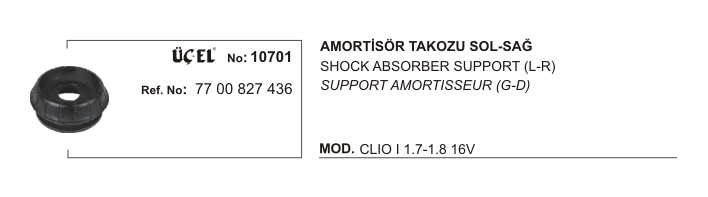 *AMORTİSÖR%20TAKOZU%2010701%20CLIO-I%20(94-98)