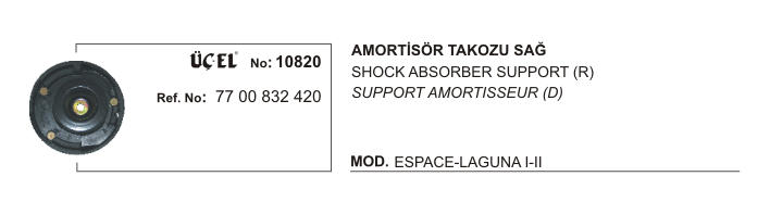 AMORTİSÖR%20TAKOZU%20SAĞ%2010820%20LAGUNA-I-II%207700832420