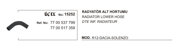 RADYATÖR%20ALT%20HORTUMU%2015252%20R12%207700537799%207700517359