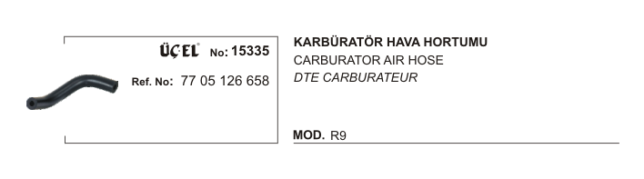 KARBÜRATÖR%20HAVA%20HORTUMU%2015335%20R9%207705126658