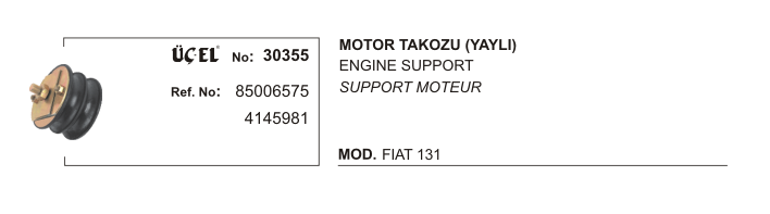 MOTOR%20TAKOZU%20ÖN%20YAYLI%20TİP%2030355%20M131%20DKS