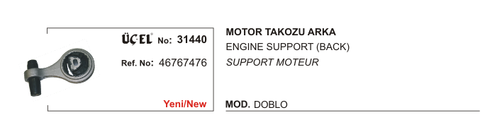 MOTOR%20TAKOZU%20ARKA%2031440%20DOBLO%20ÇEKİÇ%20(51760173)