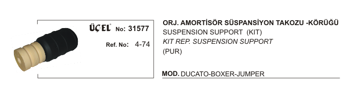 AMORTİSÖR%20TAKOZU%20TAKIMI%2031577%20DUCATO%20BOXER%20JUMPER%20ORJİNAL