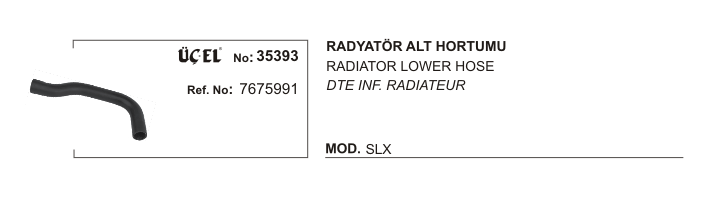 RADYATÖR%20HORTUMU%20ALT%2035393%20SLX%207675991